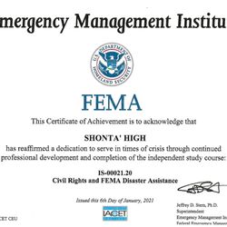 High Alert Emergency Preparedness