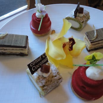 Halekulani Afternoon Tea - Assortment of beautiful pastries - Tea Rooms Near Me - Honolulu, Hawaii
