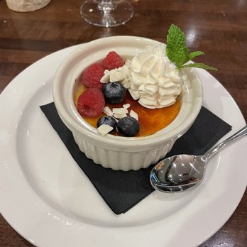 13moons Restaurant - Lemon Raspberry Crème Brûlé - Seafood Near Me - Anacortes, Washington