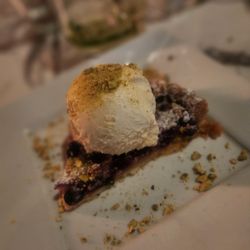 Cork & Fork - Super yummy lemon blueberry tart.