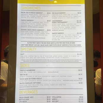 Eggslut - Menu as of 5/19/22 - Breakfast & Brunch Near Me - Las Vegas, Nevada Eggslut - Menu as of 5/19/22 - Breakfast & Brunch Near Me - Las Vegas, Nevada