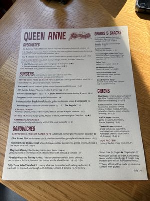 Menu photo 3 McMenamins Queen Anne Seattle, WA Menu photo 3 McMenamins Queen Anne Seattle, WA