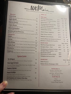 Menu photo 1 100 Main Warwick, NY