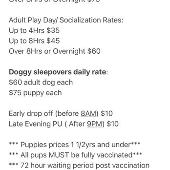Home Sweet Home Pet Sitting - Price sheet - Pet Boarding Near Me Home Sweet Home Pet Sitting - Price sheet - Pet Boarding Near Me