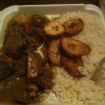 Sun Splash Jamaican Restaurant - Curry goat, plantain and white rice - Caribbean Near Me - Hartford, Connecticut Sun Splash Jamaican Restaurant - Curry goat, plantain and white rice - Caribbean Near Me - Hartford, Connecticut
