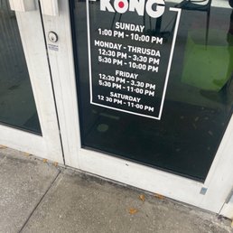 Exterior outside entrance of Sushi KONG - Never come if you're planing something for your birthday... - Coral Gables, Florida Exterior outside entrance of Sushi KONG - Never come if you're planing something for your birthday... - Coral Gables, Florida