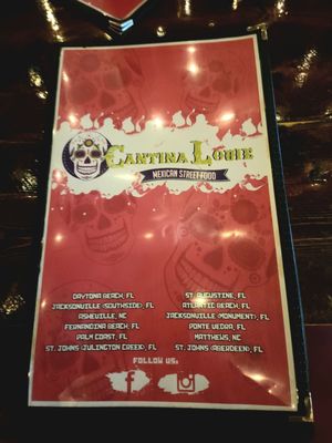Menu photo 1 Cantina Louie Palm Coast, FL Menu photo 1 Cantina Louie Palm Coast, FL