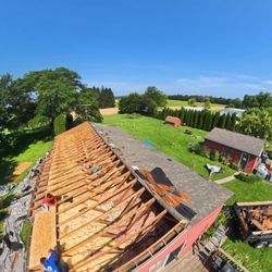 Diaz Roofing Company - This was our roof torn off and re-decked on our home.