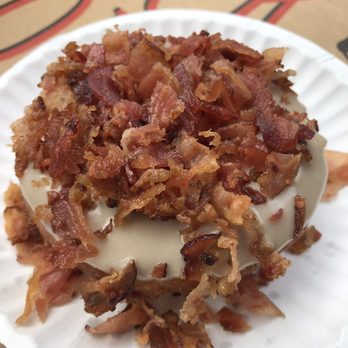 Duck Donuts - Maple Icing with Chopped Bacon - Donuts Near Me - Green Brook Township, New Jersey