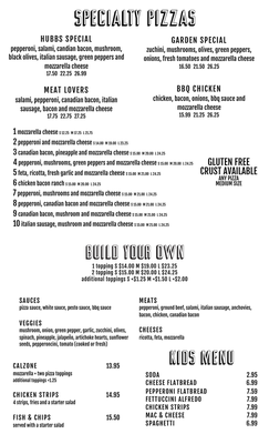 Menu photo 2 Hubbs Pizzeria Arlington, WA Menu photo 2 Hubbs Pizzeria Arlington, WA