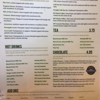 Roasting Water - Menu - Bubble Tea Near Me - Long Beach, California Roasting Water - Menu - Bubble Tea Near Me - Long Beach, California