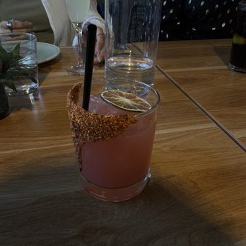 The Cut - Strawberry Margarita with a Tajin rim - Cocktail Bars Near Me - Rancho Cucamonga, California The Cut - Strawberry Margarita with a Tajin rim - Cocktail Bars Near Me - Rancho Cucamonga, California
