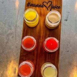 Manna Juice Bar - Our juice flight!  (02/2023)