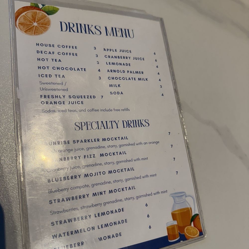Early Bird Cafe - Drink menu - Breakfast & Brunch Near Me - Richmond, Texas