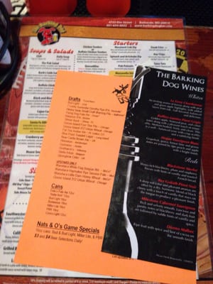 Menu photo 7 The Barking Dog Bethesda, MD Menu photo 7 The Barking Dog Bethesda, MD