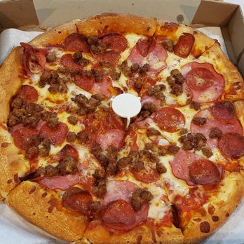 Big E Pizza - Sausage, Canadian bacon, and pepperoni pizza - Pizza Near Me - Signal Hill, California Big E Pizza - Sausage, Canadian bacon, and pepperoni pizza - Pizza Near Me - Signal Hill, California