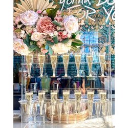The Nashville Bubbly Bar - Acrylic Champagne Wall