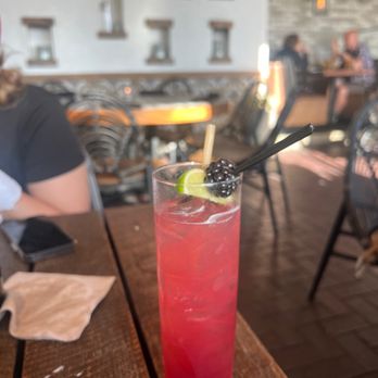 Asada Cantina + Kitchen - Blackberry Collins cocktail - Tacos Near Me - San Clemente, California