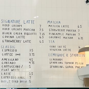 Hold Coffee - AUG 2026 - Menu - Coffee & Tea Near Me - West Covina, California