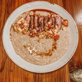 Intero Restaurant - Duck breast risotto! - Italian Near Me - Austin, Texas