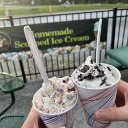 Emmerling Ice Cream - Small Twix Twister & Large Oreo Twister