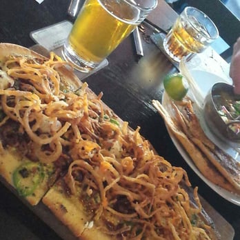 Barleymash - Jalepenos onions and cream cheese on a flatbread.. Amazing - Sports Bars Near Me - San Diego, California