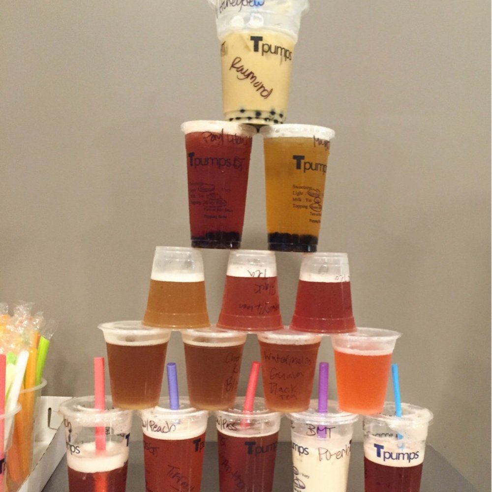 Tpumps - Pasadena - Pyramid of boba! Love this place... As you can see A+ on customer service - Bubble Tea Near Me - Pasadena, California Tpumps - Pasadena - Pyramid of boba! Love this place... As you can see A+ on customer service - Bubble Tea Near Me - Pasadena, California