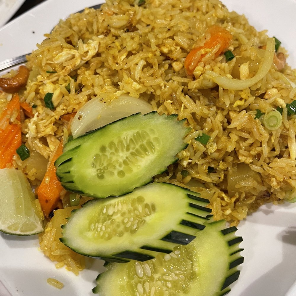 Thai Square - 4. Pineapple Fried Rice - Thai Near Me - Sugar Land, Texas Thai Square - 4. Pineapple Fried Rice - Thai Near Me - Sugar Land, Texas