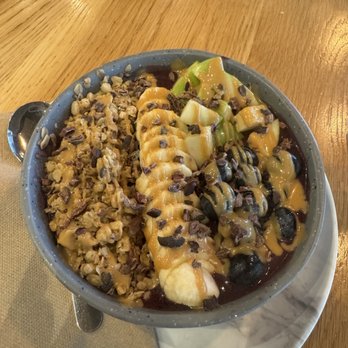 Press and Grind Cafe - PB & J bowl! Sooo good and refreshing, love this one and the lavender vanilla latte here with almond milk was delicious! - Coffee & Tea Near Me - Fort Lauderdale, Florida Press and Grind Cafe - PB & J bowl! Sooo good and refreshing, love this one and the lavender vanilla latte here with almond milk was delicious! - Coffee & Tea Near Me - Fort Lauderdale, Florida