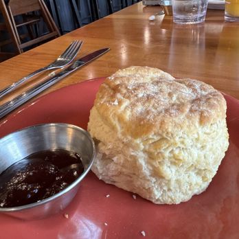 Ruby Sunshine Knoxville - Biscuit w strawberry jam - Breakfast & Brunch Near Me - Knoxville, Tennessee Ruby Sunshine Knoxville - Biscuit w strawberry jam - Breakfast & Brunch Near Me - Knoxville, Tennessee