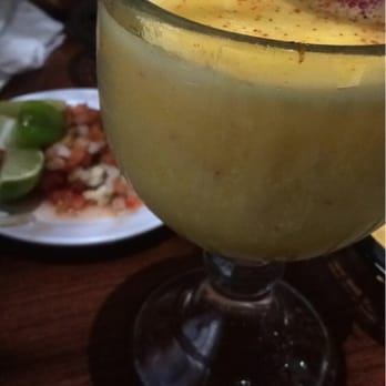 Mariscos Mar De Cortez - I can't figure out why the margaritas have foamy things on it on the edges. Makes it taste creamy - Mexican Near Me - Ramona, California