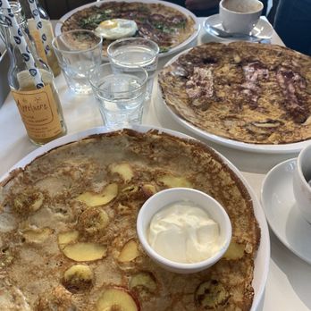 PANCAKES Amsterdam - One sweet apple/banana and two savory with mushrooms, Spinich, onion, eggs etc - Pancakes Near Me - Amsterdam, New Hampshire PANCAKES Amsterdam - One sweet apple/banana and two savory with mushrooms, Spinich, onion, eggs etc - Pancakes Near Me - Amsterdam, New Hampshire