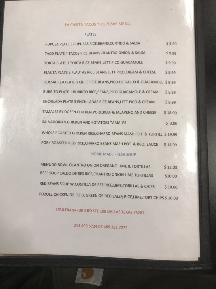La Casita Tacos and Pupusas
