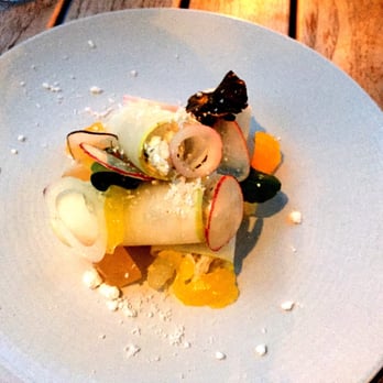 Olamaie - Crab salad wrapped in daikon - Southern Near Me - Austin, Texas
