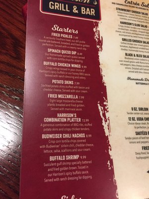 Menu photo 7 Harrison's Grill & Bar Clinton, TN Menu photo 7 Harrison's Grill & Bar Clinton, TN