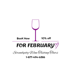 Serendipity Mobile Wine Tasting Tours - Call today and book for tours starting February 17th!