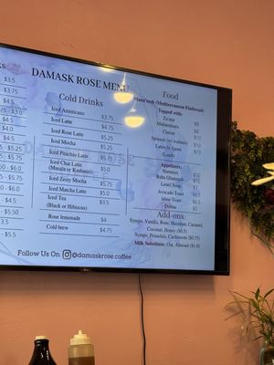 Menu photo 8 Damask Rose Coffee Oakland, CA