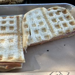 Pricey basic ham and cheese sandwich Pricey basic ham and cheese sandwich