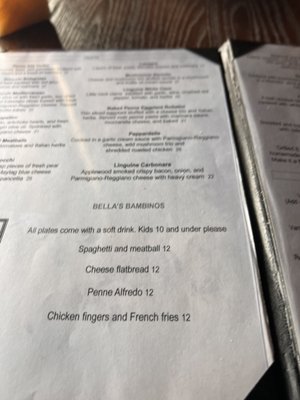 Menu photo 7 Bella Tuscany Ristorante Italiano Ocoee Ocoee, FL