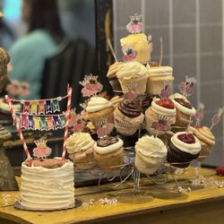 Lydia's Cakes & Confections - Variety of Lydia's Cupcakes including fresh strawberry and chocolate peanut butter!!!