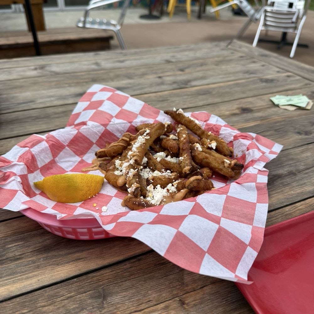 Pak's Backyard - Pickle fries - Beer Gardens Near Me - Port Austin, Michigan Pak's Backyard - Pickle fries - Beer Gardens Near Me - Port Austin, Michigan