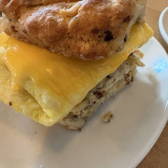 Bomb Biscuit - The Classic- Bacon, Egg,   Cheese - Breakfast & Brunch Near Me - Atlanta, Georgia