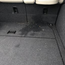We just came in from a road trip and had our car cleaned. Does this look clean to you? Waste of money and time.