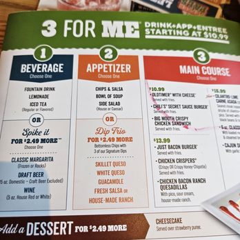 Chili's - Menu - American Near Me - Orland Park, Illinois