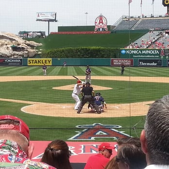 Diamond Club - Section F118 Row M - Stadiums & Arenas Near Me - Anaheim, California