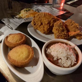 Morrow's - CORN BREAD MUFFINS, RED BEANS & RICE - Cajun/Creole Near Me - New Orleans, Louisiana