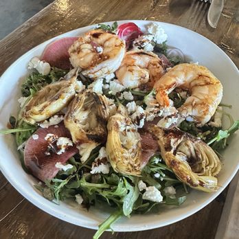 The Artisan's Palate - Shrimp and artichoke salad - Cafes Near Me - Charlotte, North Carolina The Artisan's Palate - Shrimp and artichoke salad - Cafes Near Me - Charlotte, North Carolina