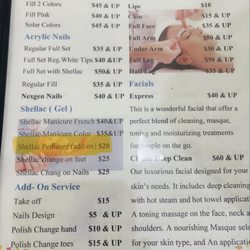 Luxor Nails and Spa - This picture replying back to  Ms Shelley G.
