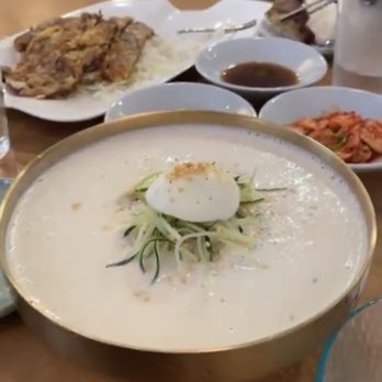 Ireh Restaurant - 8/26/22 Cold Bean Noodle Soup. Surprisingly refreshing - Korean Near Me - Honolulu, Hawaii Ireh Restaurant - 8/26/22 Cold Bean Noodle Soup. Surprisingly refreshing - Korean Near Me - Honolulu, Hawaii