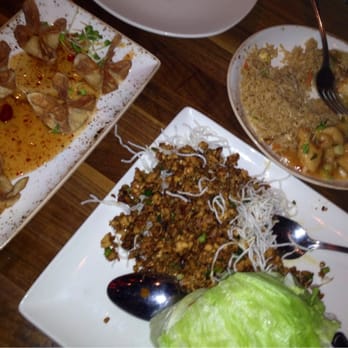 P.F. Chang's - crab rangoon, fried rice, and lettuce wraps - Chinese Near Me - Schaumburg, Illinois P.F. Chang's - crab rangoon, fried rice, and lettuce wraps - Chinese Near Me - Schaumburg, Illinois